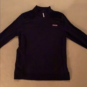 Vineyard Vines Navy Shep Shirt Half-Zip